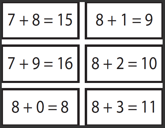 Addition Flashcards – lisabluepoint